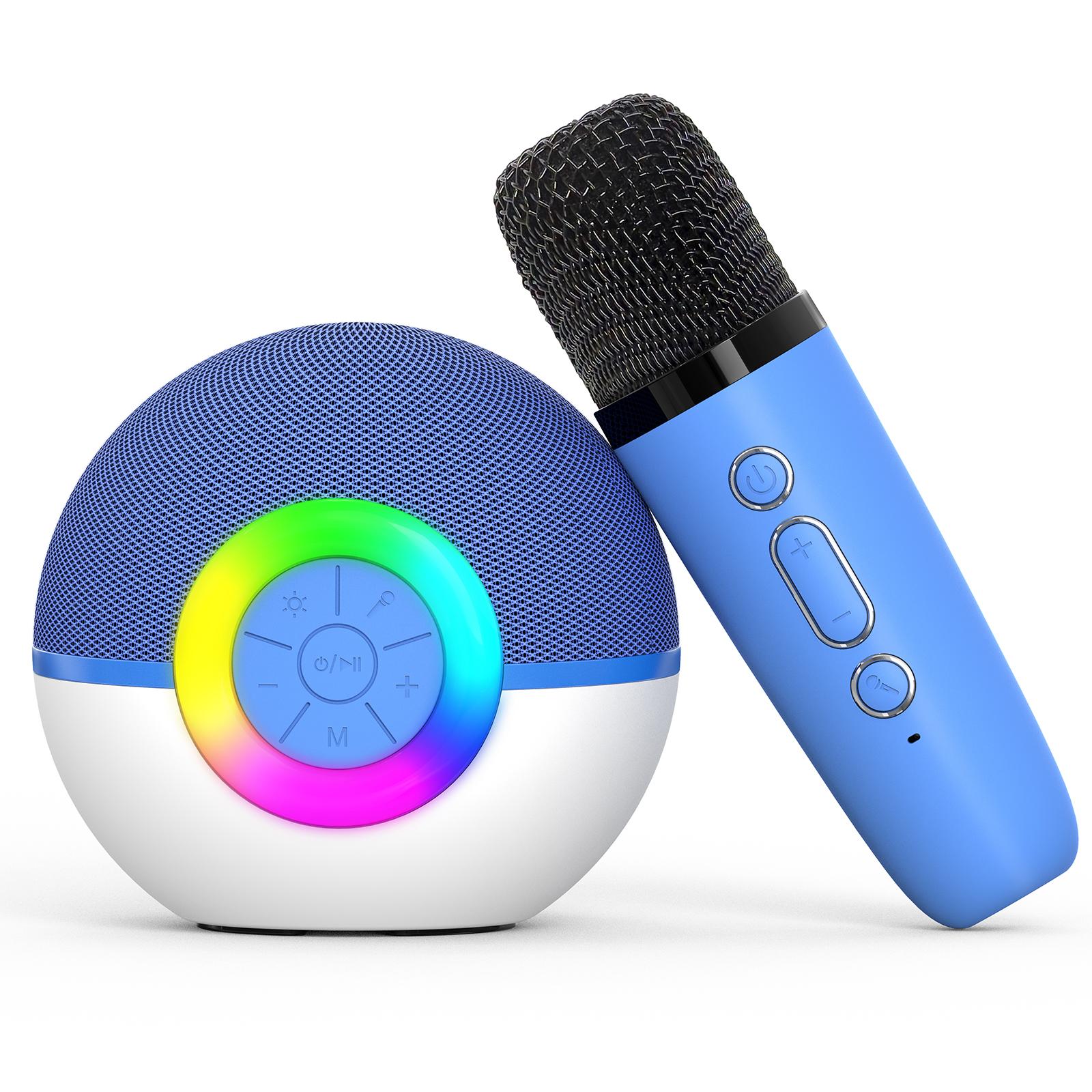 T97 Children Karaoke Machine Bluetooth-compatible Speaker Subwoofer with 1 Microphone Blue
T97 Children Karaoke Machine Bluetooth-compatible Speaker Subwoofer with 1 Microphone Blue