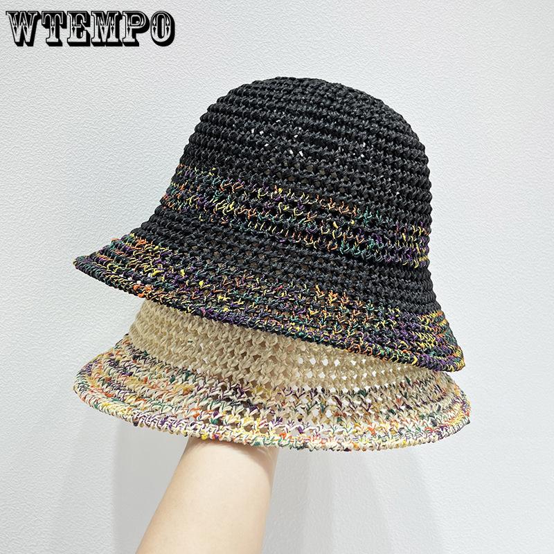 Summer Women s Knitted Fisherman Hat Hollow Sunscreen and Sunshade Colorful Straw Hat one size
Summer Women s Knitted Fisherman Hat Hollow Sunscreen and Sunshade Colorful Straw Hat one size