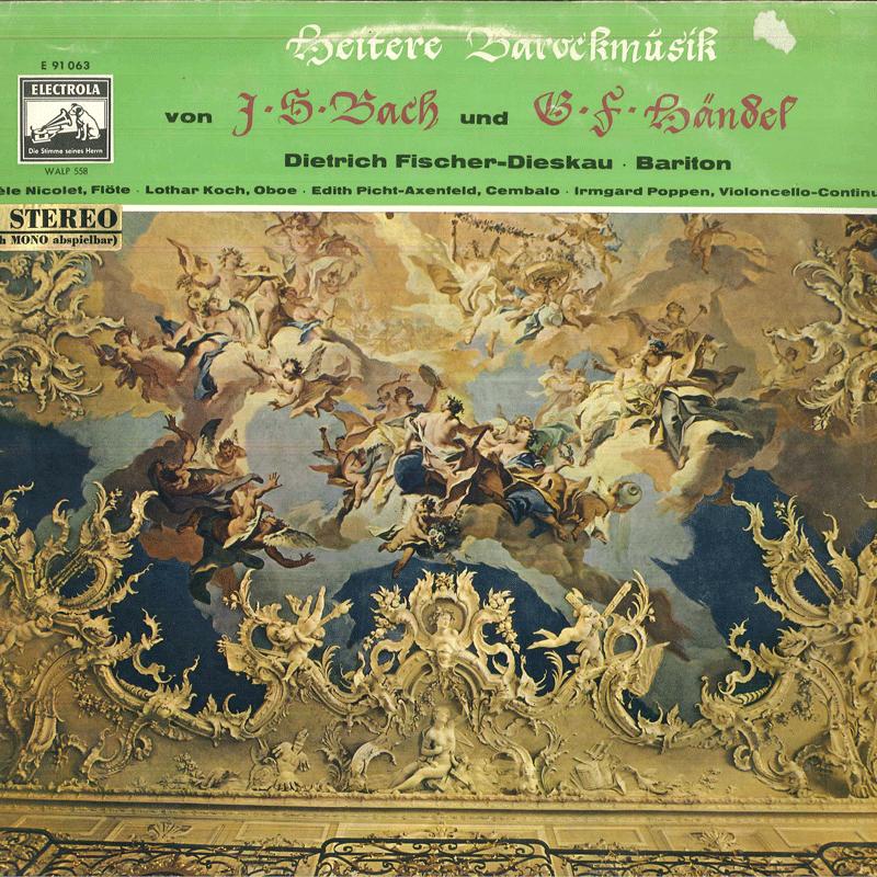 LP Record DIETRICH FISCHER DIESKAU, AURELE NI - J S Bach Und Handel - Heitere Baroc STE91063 ELECTROLA Germany Classical Used
LP Record DIETRICH FISCHER DIESKAU, AURELE NI - J S Bach Und Handel - Heitere Baroc STE91063 ELECTROLA Germany Classical Used