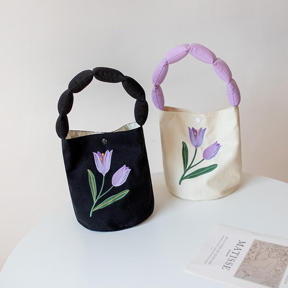 Холщовые сумки на ремне с принтом тюльпанов, сумка для покупок, однотонная сумка-ведро с вышивкой
Холщовые сумки на ремне с принтом тюльпанов, сумка для покупок, однотонная сумка-ведро с вышивкой