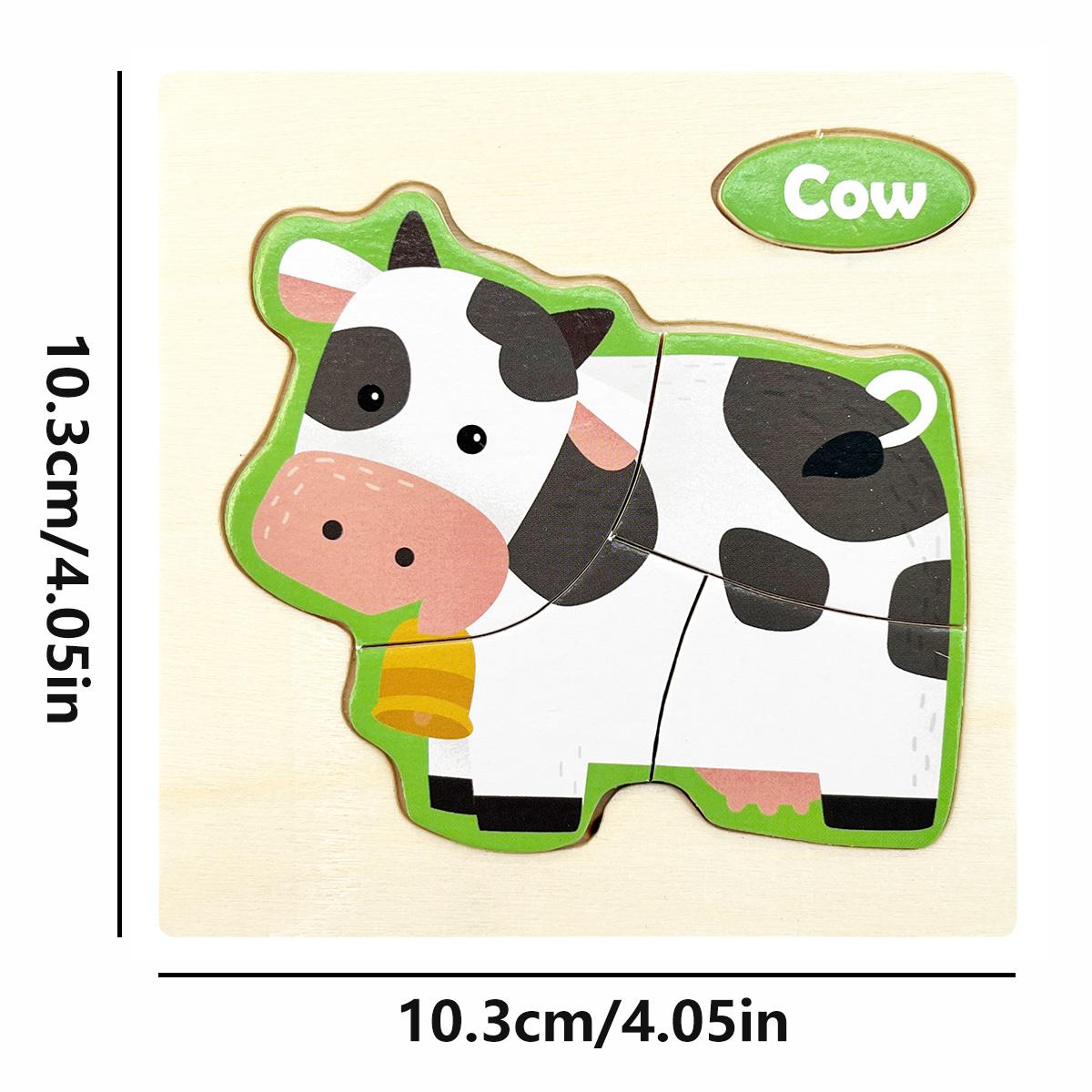 1pc 10.5cm Wood Jigsaw Puzzle Cartoon Animal Vehicle 3D Puzzles Game Kids Learning Educational Toys for Children
1pc 10.5cm Wood Jigsaw Puzzle Cartoon Animal Vehicle 3D Puzzles Game Kids Learning Educational Toys for Children
