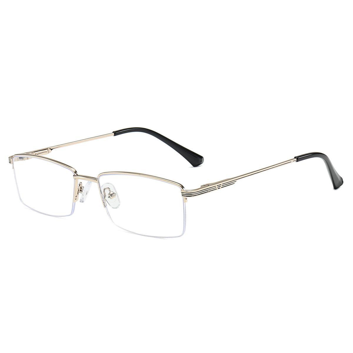 55-16 New business metal glasses men s half-frame rectangular anti-blue flat glasses reading glasses myopia prescription Anti blue light 0 золотой
55-16 New business metal glasses men s half-frame rectangular anti-blue flat glasses reading glasses myopia prescription Anti blue light 0 золотой