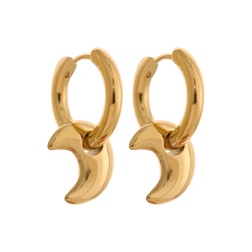 Yhpup Star Moon Heart Pendant Drop Hoop Huggie Earrings 18k Gold Plated Trendy Waterproof Stainless Steel Fashion Charm Jewelry
Yhpup Star Moon Heart Pendant Drop Hoop Huggie Earrings 18k Gold Plated Trendy Waterproof Stainless Steel Fashion Charm Jewelry