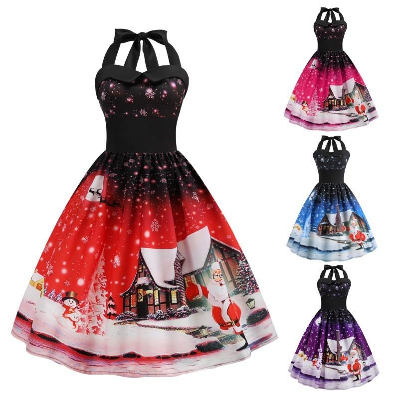 Women Retro 50s 60s Hepburn Swing Rockabilly Christmas Halter Sleeveless Midi Dress Bridal Host Wedding Bride Bridesmaids Party Gowns S синий
Women Retro 50s 60s Hepburn Swing Rockabilly Christmas Halter Sleeveless Midi Dress Bridal Host Wedding Bride Bridesmaids Party Gowns S синий