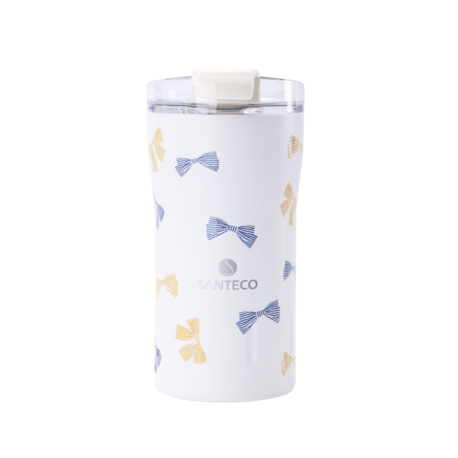 SANTECO 350ml Stainless Steel Wide Mouth Vacuum Insulated Tumbler with Keeps Hot or Coffee Water Outdoor Colored Ribbon Lid, Cold, Cup, Bottle, Mug,
SANTECO 350ml Stainless Steel Wide Mouth Vacuum Insulated Tumbler with Keeps Hot or Coffee Water Outdoor Colored Ribbon Lid, Cold, Cup, Bottle, Mug,