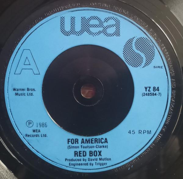 7inch Record RED BOX For America YZ84 WEA 1986 UK Dance Electronica Used
7inch Record RED BOX For America YZ84 WEA 1986 UK Dance Electronica Used