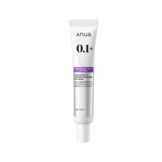 ANUA Retinol 0.1 Caffeine Revitalizing Eye Cream Anti‑Aging Dark Circle & Firming 30g
ANUA Retinol 0.1 Caffeine Revitalizing Eye Cream Anti‑Aging Dark Circle & Firming 30g