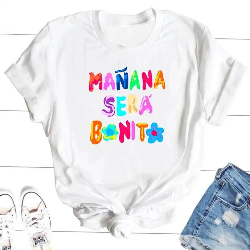 2024 Luxury Brands Unisexana Sera Bonito Bichota Karol G Print Cotton T Shirt Women Short Sleeve Woman Graphic Tee Trendy Clothing
2024 Luxury Brands Unisexana Sera Bonito Bichota Karol G Print Cotton T Shirt Women Short Sleeve Woman Graphic Tee Trendy Clothing