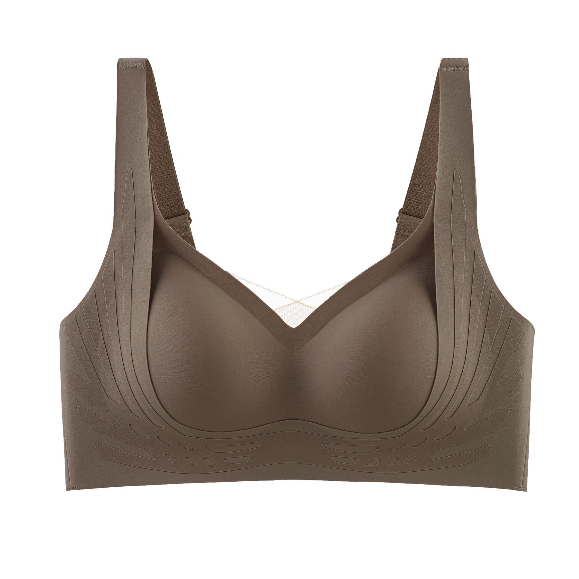 Женский сетчатый бюстгальтер со сборками, бюстгальтер пуш-ап, удобное беспроводное нижнее белье, бесшовное нижнее белье 40ABC какао коричневый
Женский сетчатый бюстгальтер со сборками, бюстгальтер пуш-ап, удобное беспроводное нижнее белье, бесшовное нижнее белье 40ABC какао коричневый