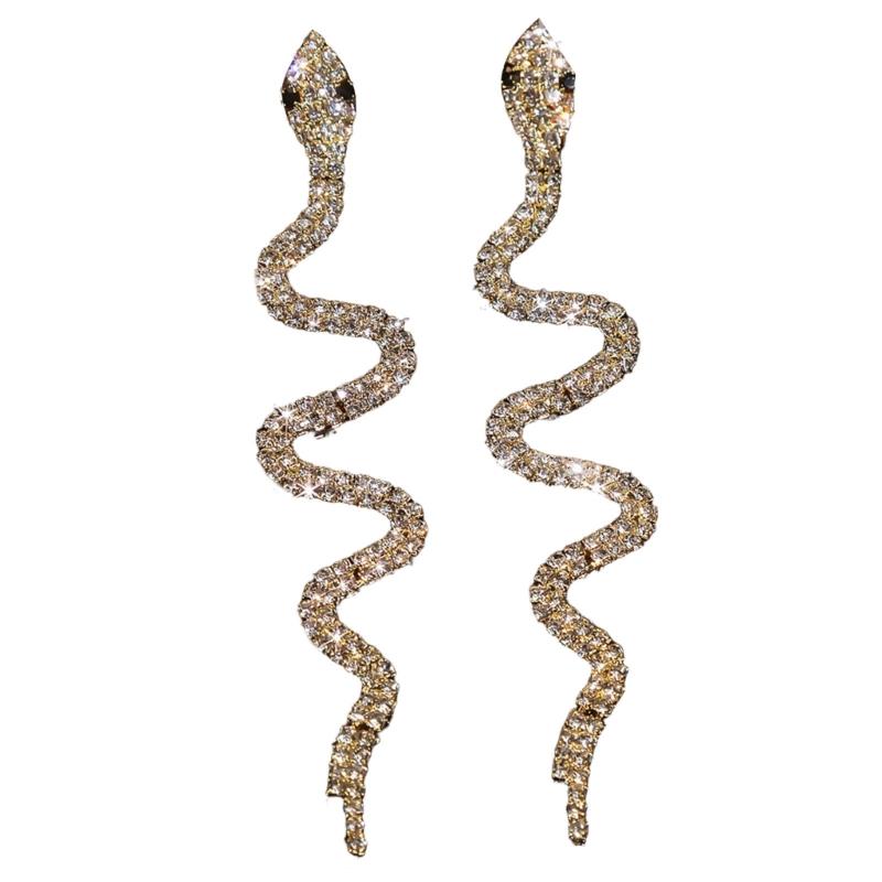 Stylish Silver Tone Bend Drop Earrings With Sparkling Stones Jewelry Stylish Alloy Accessories For Ladies золотий
Stylish Silver Tone Bend Drop Earrings With Sparkling Stones Jewelry Stylish Alloy Accessories For Ladies золотий