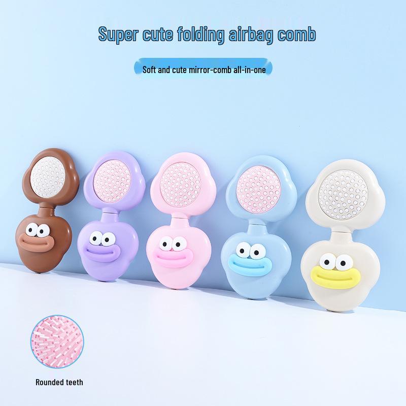 Compact Cartoon Airbag Massage Comb & Mirror - Cute, Foldable, Portable. 8x8x3 cm коричневий
Compact Cartoon Airbag Massage Comb & Mirror - Cute, Foldable, Portable. 8x8x3 cm коричневий