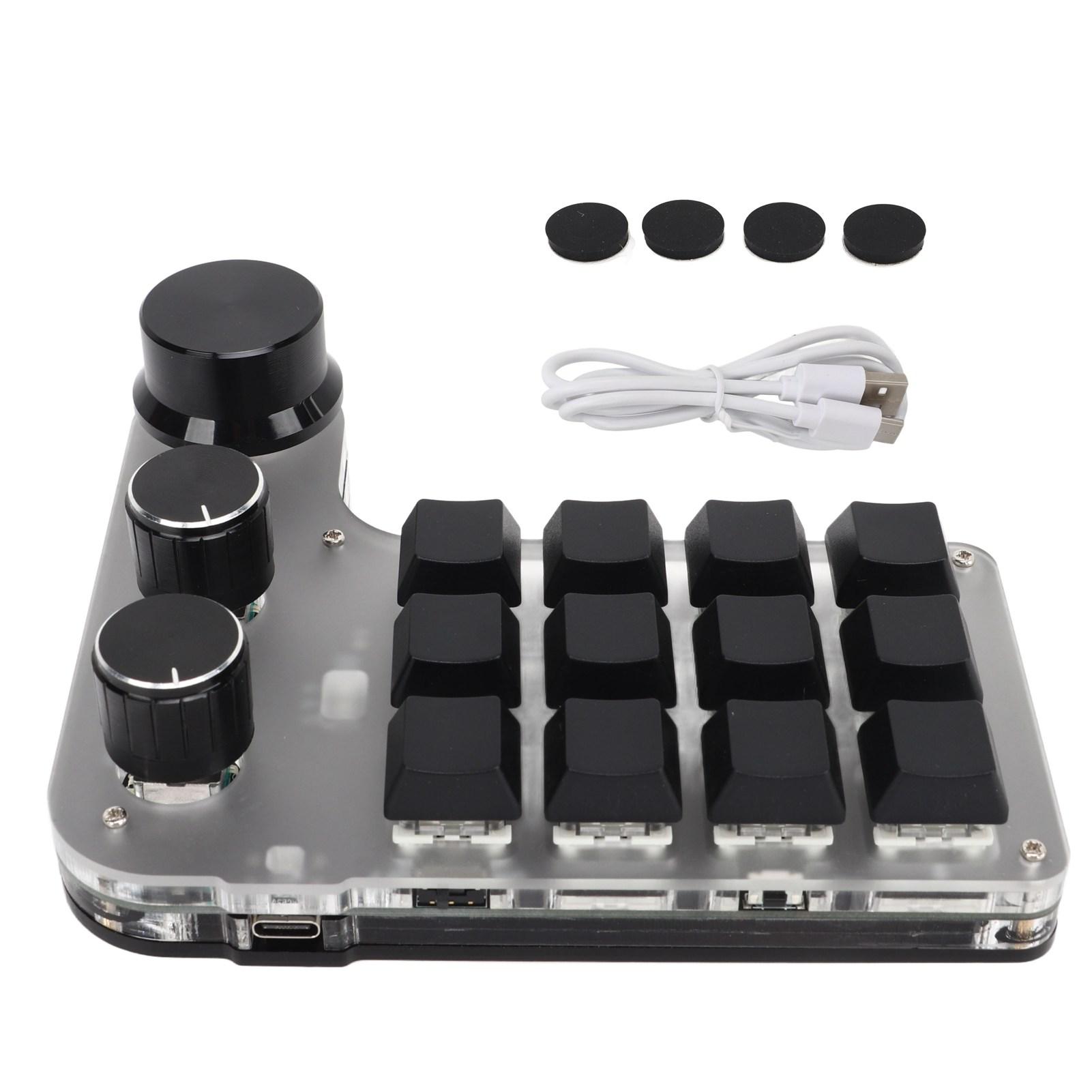 Программируемая клавиатура с RGB 3 ручками 12 клавиш Bluetooth DIY многофункциональная клавиатура для офисных медиа
Программируемая клавиатура с RGB 3 ручками 12 клавиш Bluetooth DIY многофункциональная клавиатура для офисных медиа