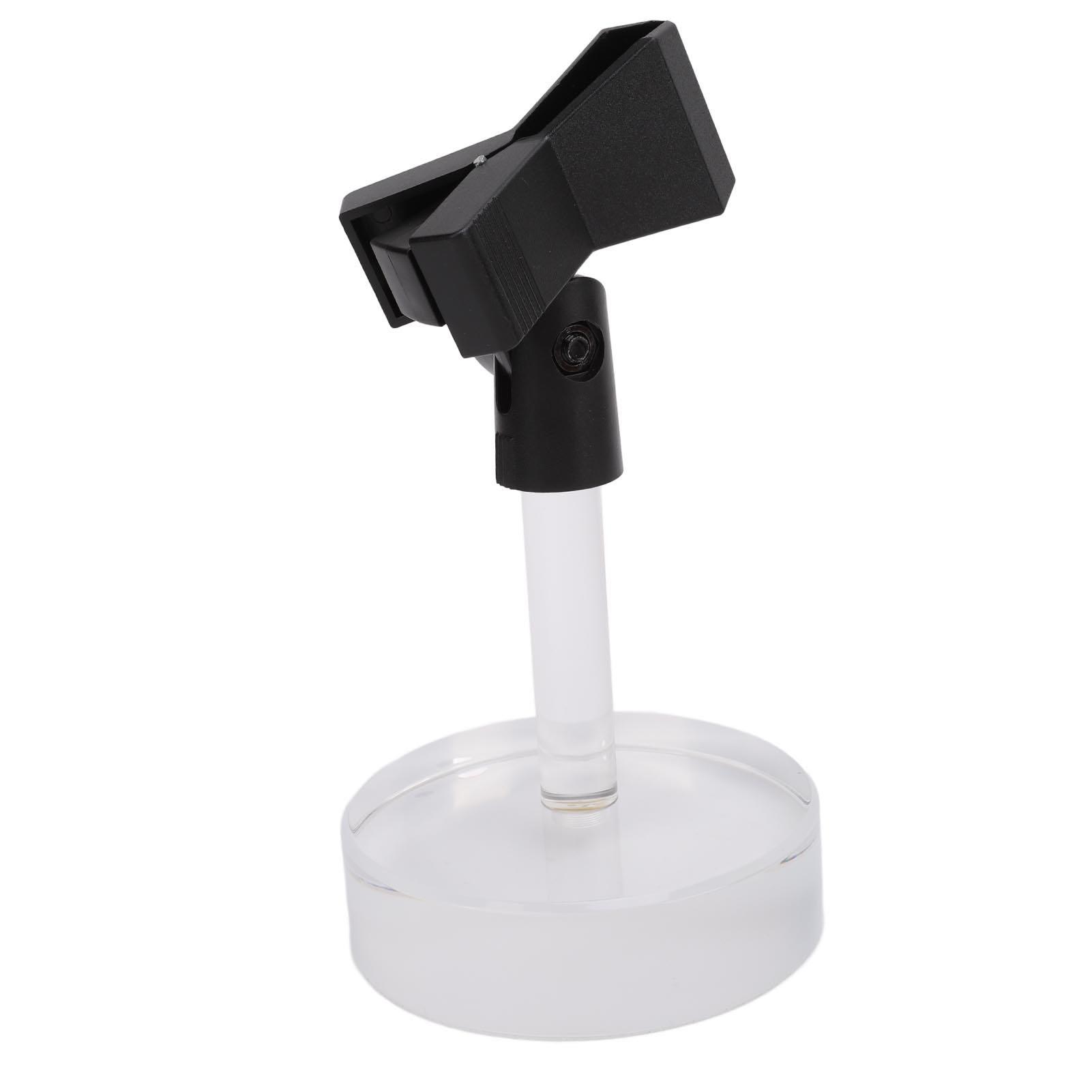 Desktop Microphone Stand Adjustable Table Mic Stand Clear Base Fits Most Microphone for Livestream Recording Conference
Desktop Microphone Stand Adjustable Table Mic Stand Clear Base Fits Most Microphone for Livestream Recording Conference