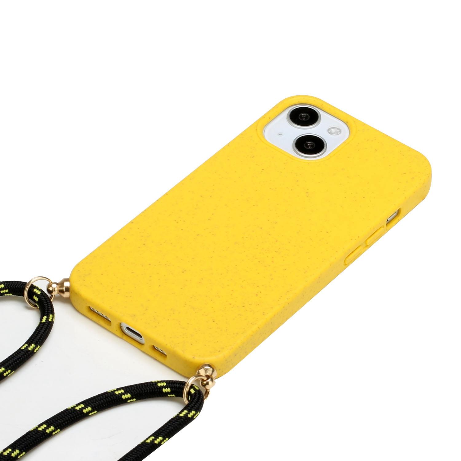 Soft TPU+Wheat Straw Hybrid Case for iPhone 14 6.1 inch,Drop-proof Phone Cover with Adjustable Lanyard Sky Blue
Soft TPU+Wheat Straw Hybrid Case for iPhone 14 6.1 inch,Drop-proof Phone Cover with Adjustable Lanyard Sky Blue