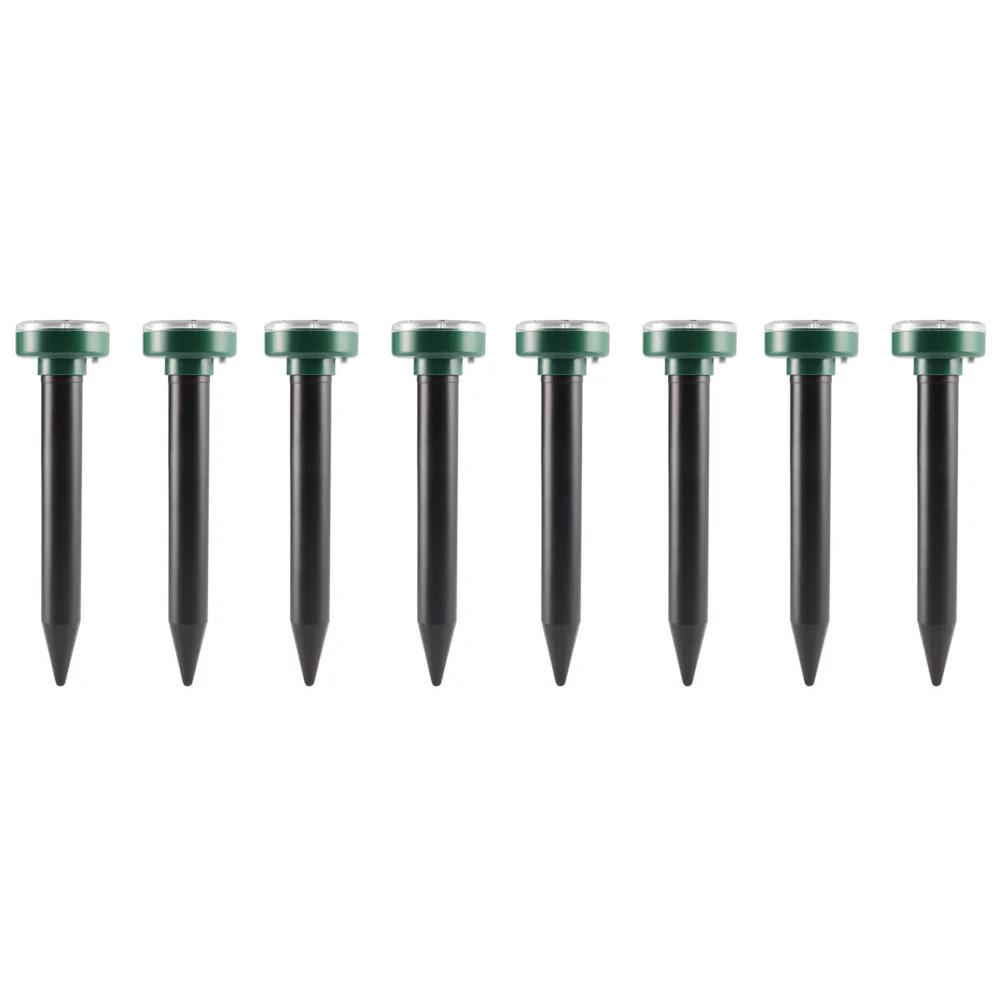 4-20Pcs Solar Mole Repeller Ultrasonic Animal Repellent Outdoor Garden Yard Bird Mouse Rodent Chaser Deterrent Pest Control Tool