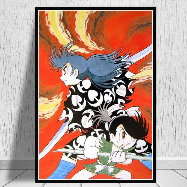 Wall Art Canvas Painting Home Decoration Print Posters Japanese Anime Nordic Modern Style Modular Pictures Children's Room Decor