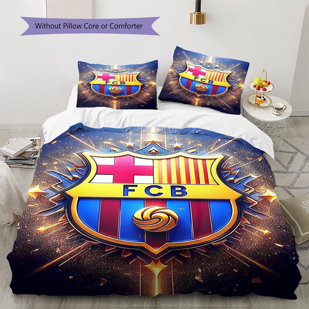 Cartoon Pattern Bedding Quilt Set Quilt Cover Pillowcase Home Decoration Birthday Gift (1 * Duvet Cover + 2 * Pillowcase, Without Core)