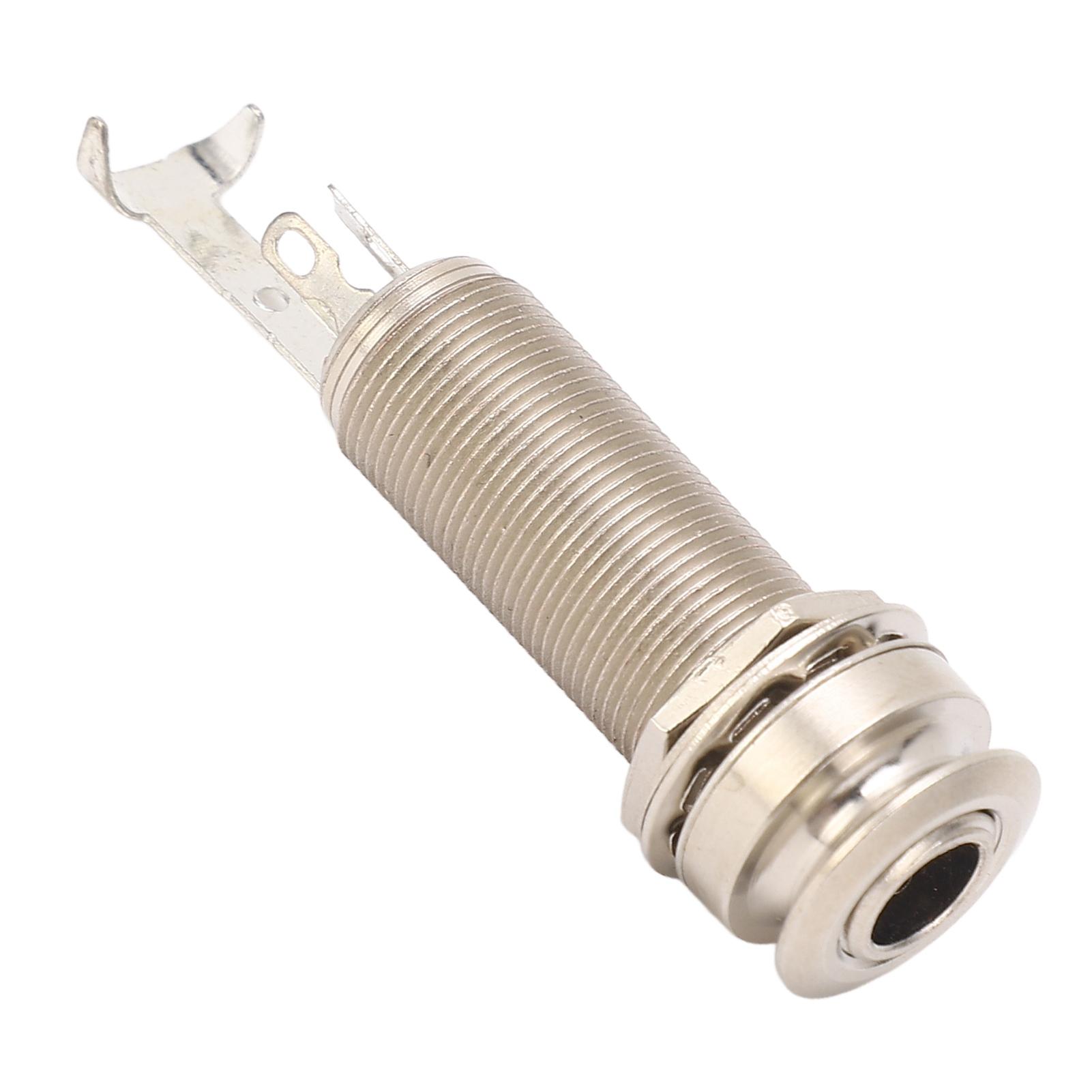 

Guitar Bass Barrel 1Celsius4 Inch Reduce Noise Metal Cylinder Output Socket for Electric Guitars Basses
