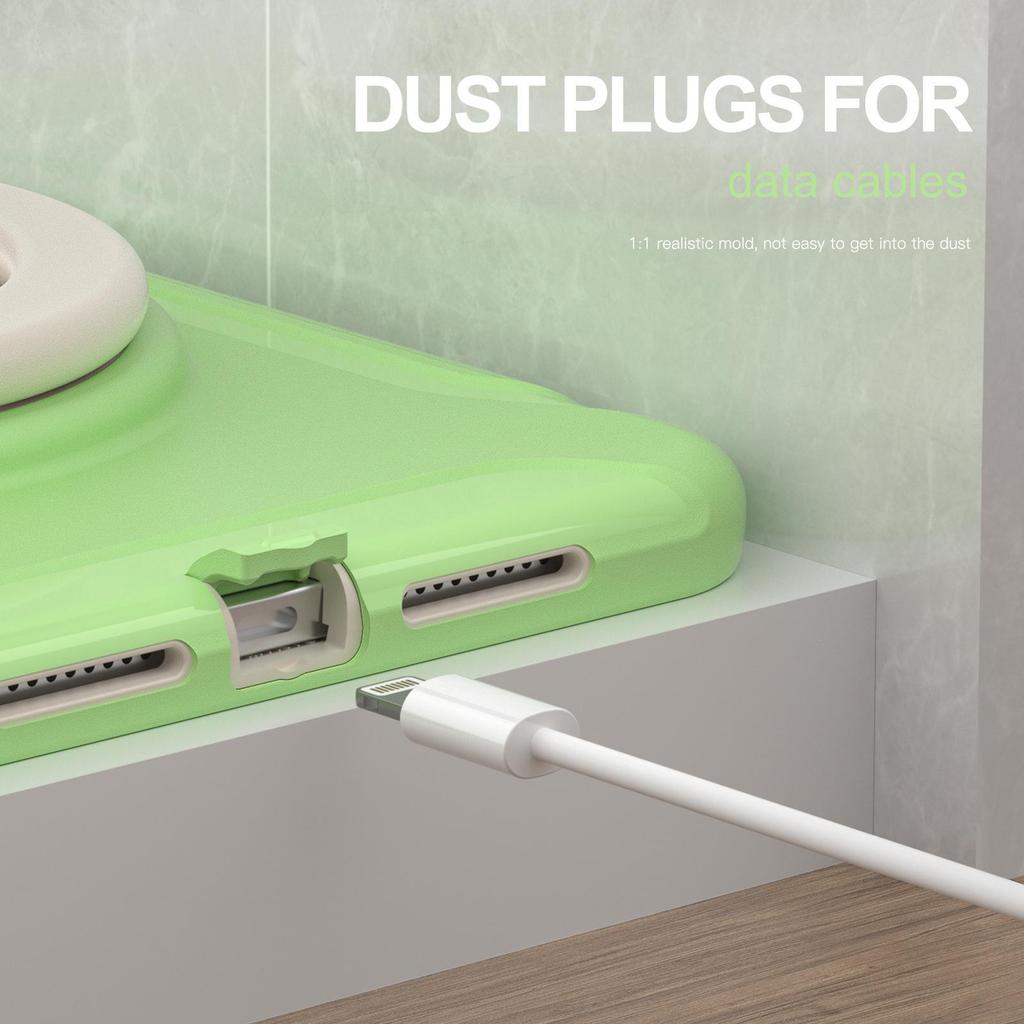 iPad Mini 6 Protective Case with Rotating Stand & Large Handle