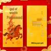 Colorful 999 Pure Gold Mobile Phone Sticker - Attract Wealth and Treasure 2mg Cartoon Gold Sticker Gift.