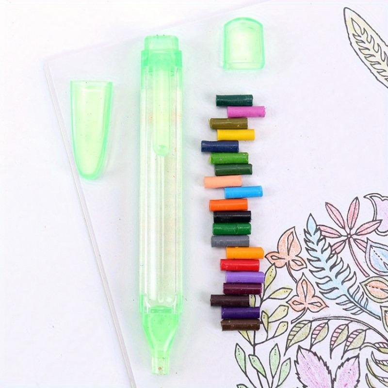 4pcs 20 Colors Crayons, Creative Crayons, Colored Graffiti/Doodle Pen, Stationery Gifts For Kids, Painting Crayon