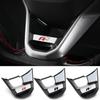 DOG1 ABS Car Badge Steering Wheel Sticker for Volkswagen VW RLINE POLO Golf MK4 Tiguan Passat MAGOTAN 4MOTION Jetta Touran