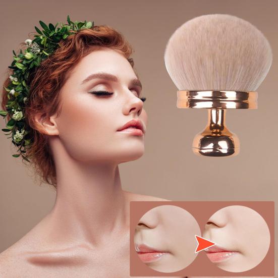 Stamp Makeup Brush Multi-purpose Self Tanner Applicator Brush Portable Synthetic Foundations Loose Powder Eye Shadow Blush Sunscreen Lotion