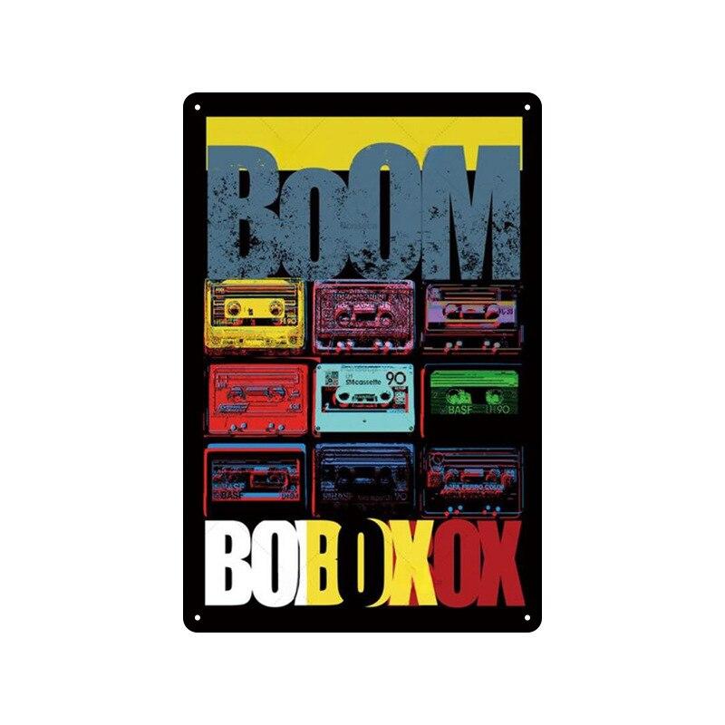 Vintage Rock Music Metal Tin Signs  Retro Wall Art Decor for Home Living Room Bedroom Hallway Garage Club Bar  Unique Plaques