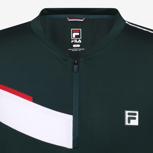 Fila Tennis FuncTional Henley Neck ShorT Sleeve T shirT