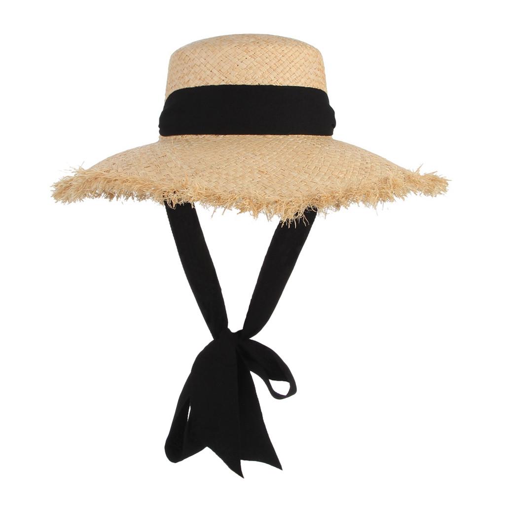 Ladies Women Fashion Wide Brimmed Floppy Summer Sun Beach