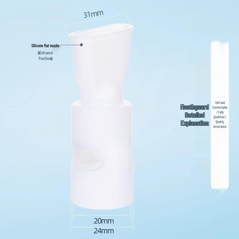 Portable Handheld Nebulizer Mouthpiece for Cough & Phlegm Relief - Universal Micro-Mesh Medical Grade Silicone