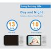 Babysitter SP316 Monitor de vídeo para bebês 2.4G sem fio com LCD de 3,5 polegadas Áudio bidirecional Falar Visão noturna Câmera de segurança de vigilância