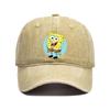 Fashion Cute SpongeBobs Baseball Cap Movie Cartoon Role Adult Men Women Sport Casual Sunshade Adjustable Anime Peaked Mesh Hat