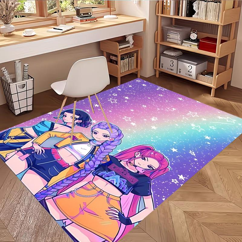 Singer Print Rug, Washable Floor Carpet, For Entryway Dorm Laundry Room Office Study, Home Decor Birthday Christmas Gift