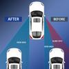 2pcs Blind Spot Mirror Convex 360° Wide Angle Suction Cup Adjustable For Car SUV