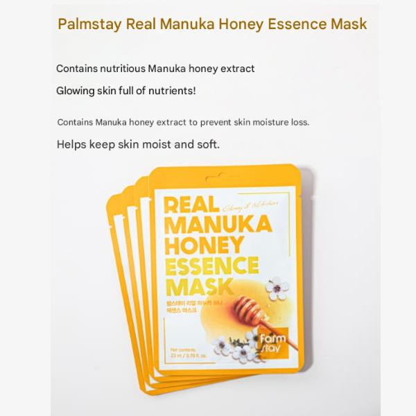 FARM STAY Real Essence Mask Combo Pack Ver.1 (1BOX / 12 Sheets) 23ml / 0.78 Fl.oz. Per Sheet  (3 Options)