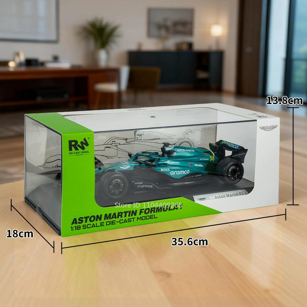 1:18 Scale F1 Racing Car Model Toy Alloy Body Rubber Tires Wheel Steering Models High Simulation Toys Gifts for Boyfriend