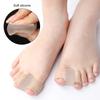 2Pcs Breathable Toe Spacers Flexible Bunion Relief Pads Double-ring Toe Separators Comfortable Toe Splints for Day Night Wear