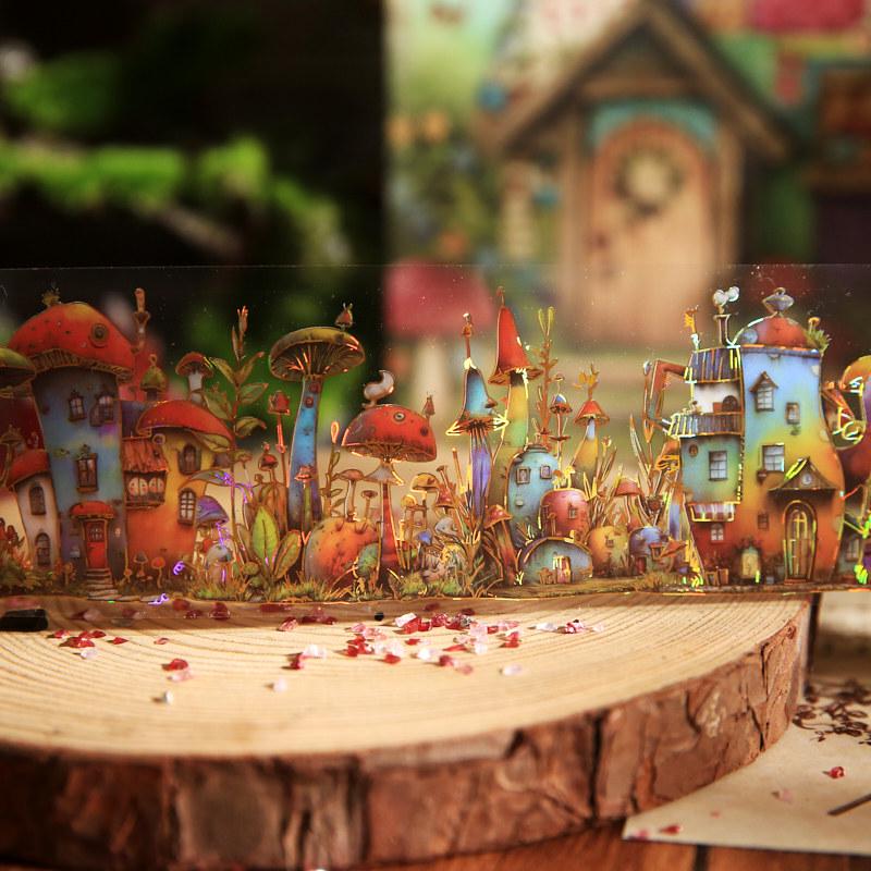 Mr. Paper Retro Fairy Tale Corridor PET Stamping Tape - Scenery & Journal Decoration Roll