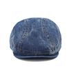 Printemps Hommes Femmes Béret Coton Denim Béret Casquette Féminin Masculin Réglable Casquette Plate Printemps Été Automne Artiste Peintre Béret Chapeau 0012