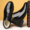 Winter Leather Real Fur Wool Shoes Velvet Men's Cotton Shoes Casual Soft Leather Non-slip Men's Shoes Leather Shoes
