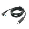 Type C to for DC 4.5x3.0mm Braided Cord Power Adapter Cable Laptop Fast Charging Power Accessories