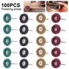 100pcs Abrasive Wheels Nylon Abrasive Buffing Wheels Nylon Polishing Brushes Suitable for Various Tools Jewellery Crafts