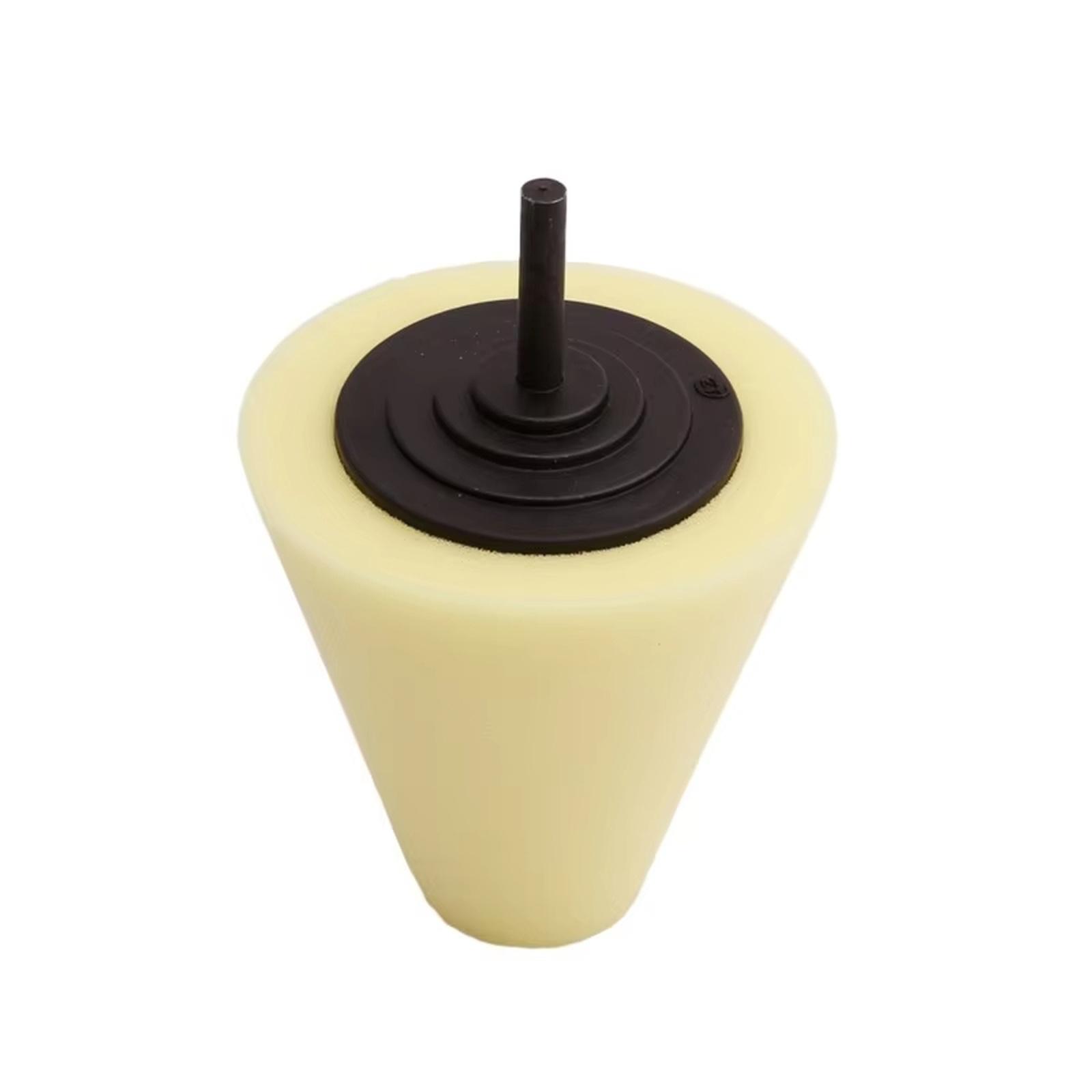

Car Tyres Foam Polishing Sponge Buffing Pad Car Polisher Tires Wheel Hub Polishing Tool Machine -shape Wheel one size жовтий