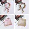 Fashion Solid Color Small Vintage Silk Feel Satin Women Square Scarf Hair Tie Band Head Neck