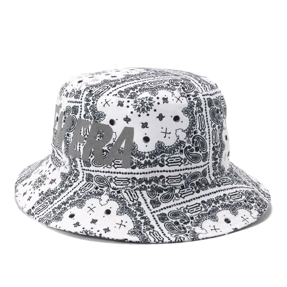 

New Era Golf Bucket ONSPOTZ Golf Essential Paisley Reflector Print Hat, Exclusive, Paisley, White, L/XL, Bucket-01
