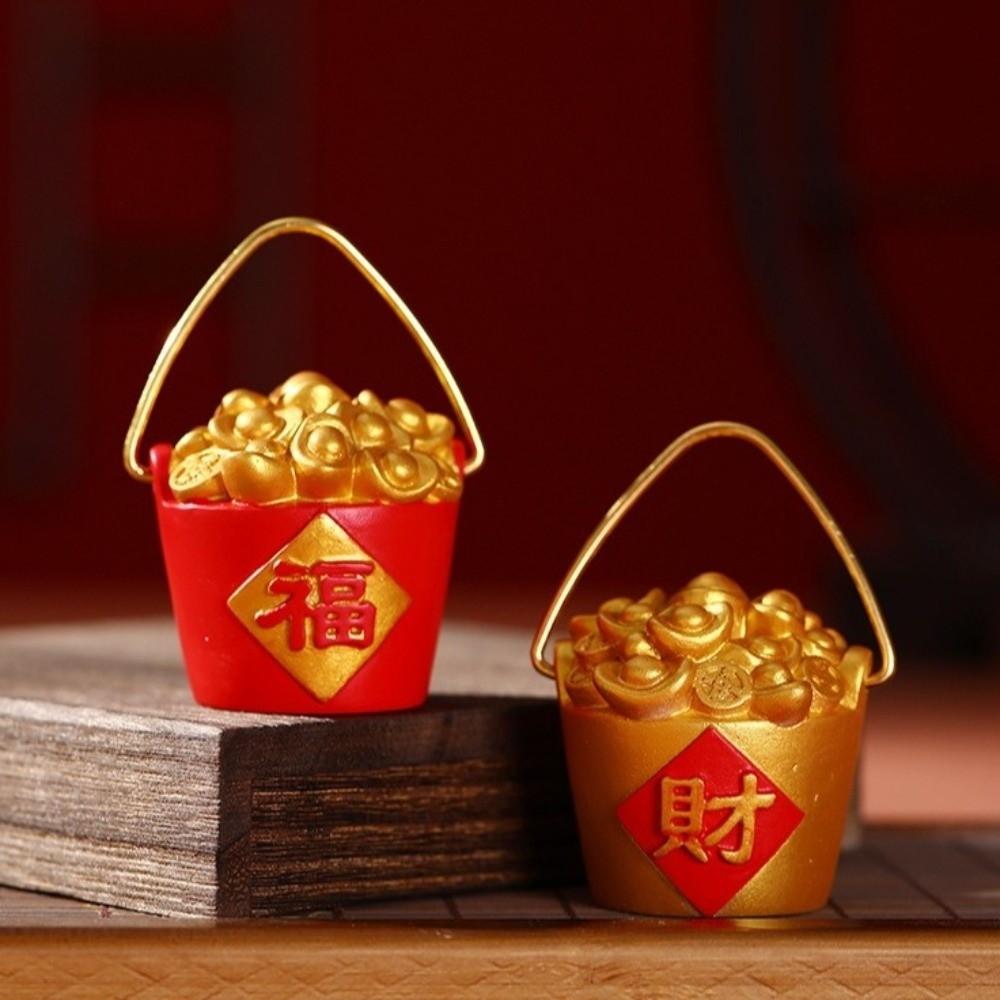 Cute Shaking Horse Ornament Resin Zodiac Horse Sculpture Festival Ornament Spring Festival