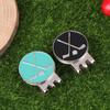 1Pc Golf Ball Marker Golf Hat Clip Magnetic Alloy Golf Ball Position Marker Removable Metal Hat Clip Accessories For Golfers