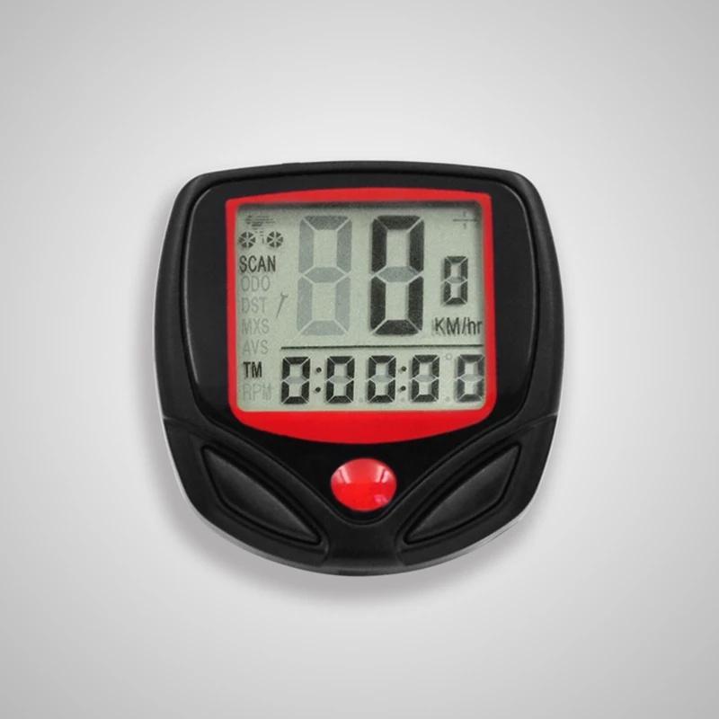 Waterproof Bicycle Bike Cycle Lcd Display Digital Computer Speedometer Cycling Computer