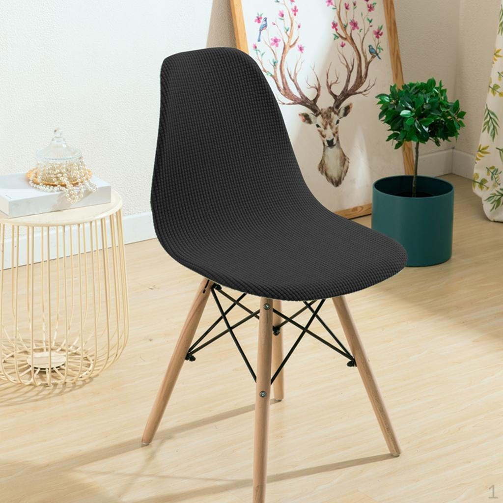 

Armless Shell Seat Cover Mid- Room Slipcover світло-сірий колір